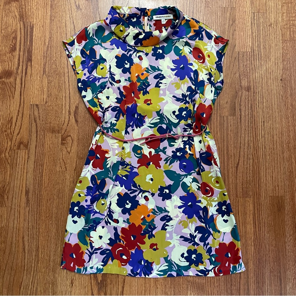 Clements Ribeiro floral sleeveless dress size XL